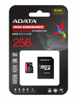 ADATA MICRO SD PREMIER PRO V30S CL10 – 256GB